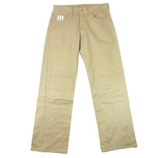 Yohji Yamamoto ヨウジヤマモト Y-3 ワイスリー ストレッチコットンツイル パンツ ベージュ系 M【中古】