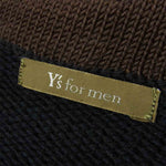 Yohji Yamamoto ヨウジヤマモト Y's for men ワイズフォーメン ジップアップ ニットパーカー ブラック系 サイズ表記無【中古】