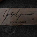 Yohji Yamamoto ヨウジヤマモト POUR HOMME プールオム 80~90s 丸ロゴ 初期タグ ニット シャツ ダークグレー系 サイズ表記無【中古】