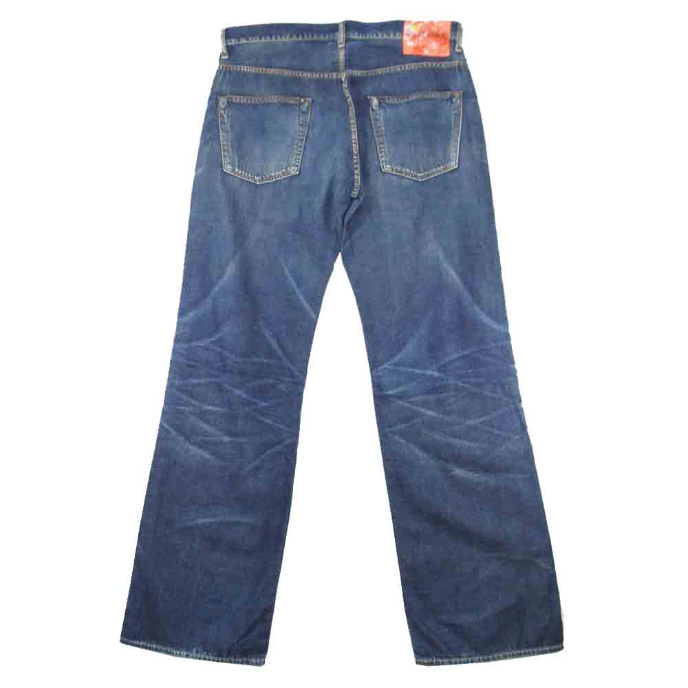 Yohji Yamamoto ヨウジヤマモト Y'S AT WORK ワイズアットワーク スレキ女優プリント ライトオンス デニムパンツ インディゴブルー系 36【中古】