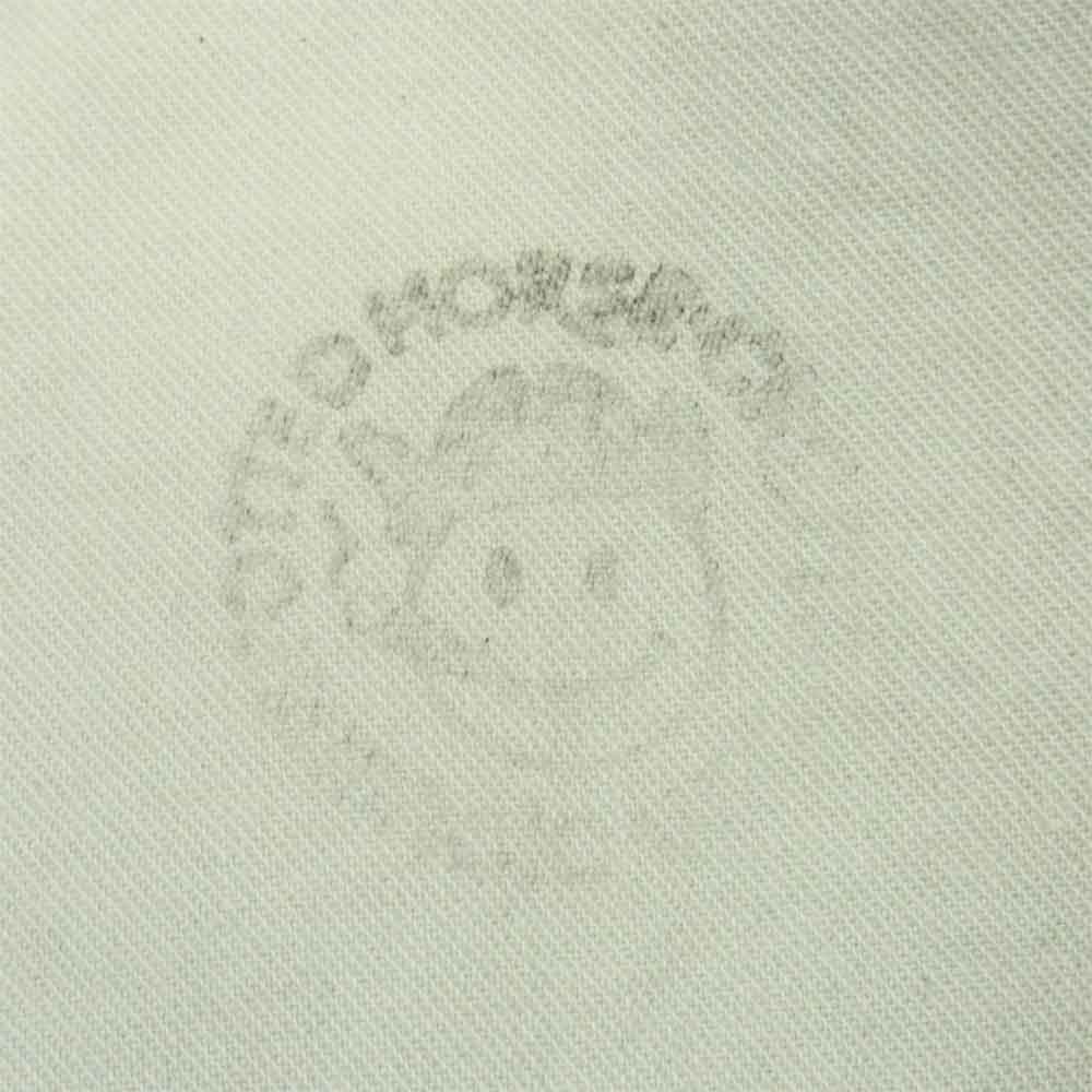 Yohji Yamamoto ヨウジヤマモト セルジュドゥニーム SERGE DE NIMES スポテッドホース spottedhorse ロゴ抜染 セルビッジ デニムパンツ インディゴブルー系【美品】【中古】