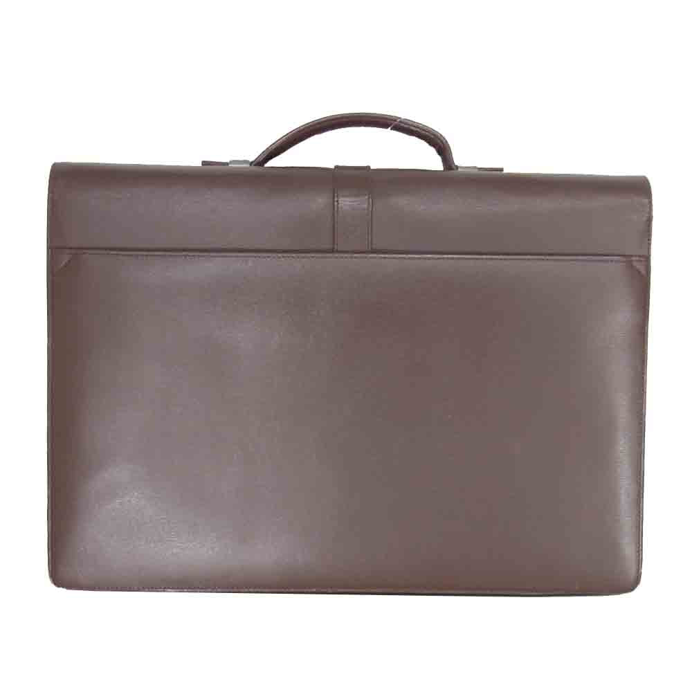 MONTBLANC モンブラン ダブルガゼット ブリーフケース ブラウン系【中古】