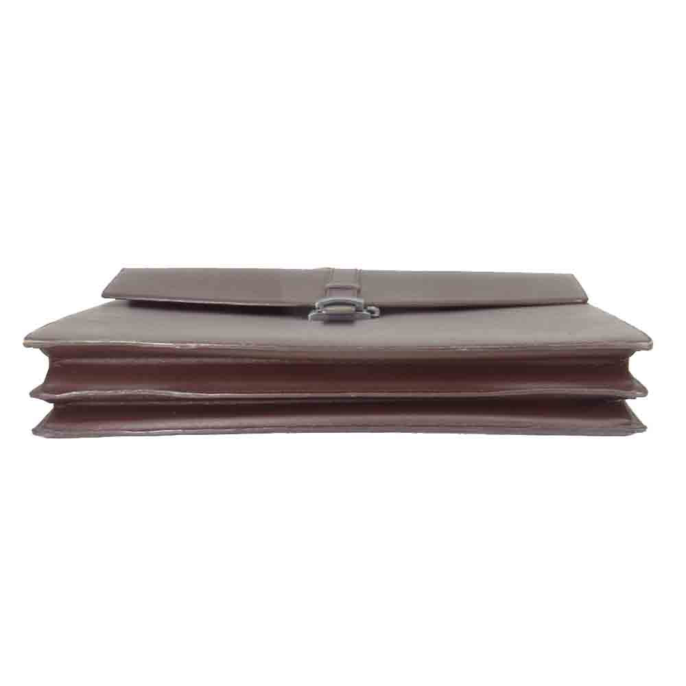 MONTBLANC モンブラン ダブルガゼット ブリーフケース ブラウン系【中古】