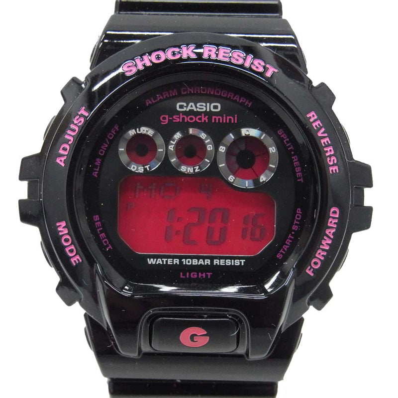 G-SHOCK ジーショック GMN-692-1JR MINI リストウォッチ ブラック系 ピンク系【新古品】【未使用】【中古】