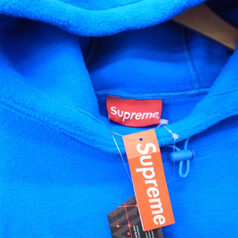 Supreme シュプリーム 20AW Polartec Hooded Sweatshirt ポーラテック プルオーバー パーカー ブルー ブルー系 M【新古品】【未使用】【中古】