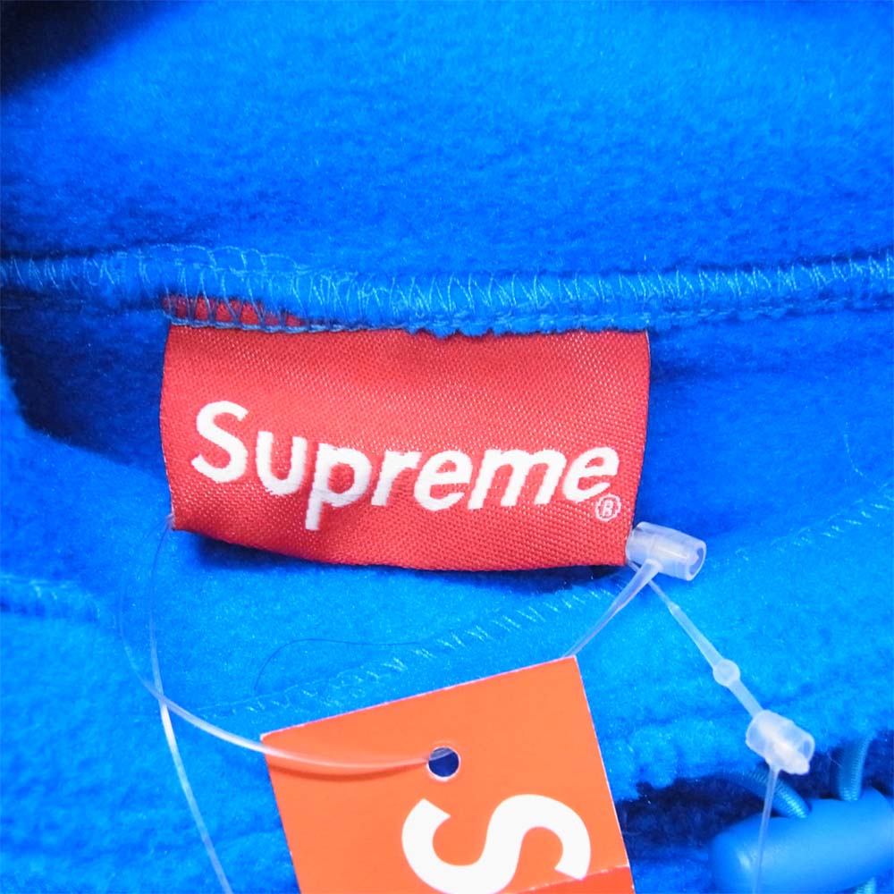 Supreme シュプリーム 20AW Polartec Hooded Sweatshirt ポーラテック プルオーバー パーカー ブルー ブルー系 M【新古品】【未使用】【中古】