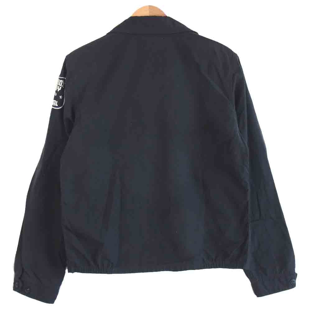 The REAL McCOY'S ザリアルマッコイズ ブコ Buco ワッペン付 コットン ジップ ジャケット ブラック系 L【中古】