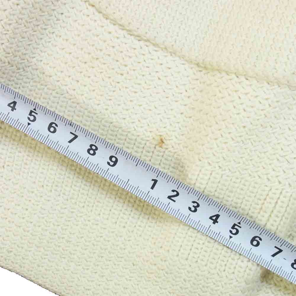 Yohji Yamamoto ヨウジヤマモト POUR HOMME プールオム 80s～90s 丸ロゴ 初期タグ ウール ニットジャケット カーディガン オフホワイト系 表記無し【中古】