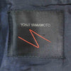 Yohji Yamamoto ヨウジヤマモト Y ワイ イタリア生産 フォーマルライン セットアップ ウール 2Bジャケット パンツ スーツ ストライプ ネイビー系 48【中古】