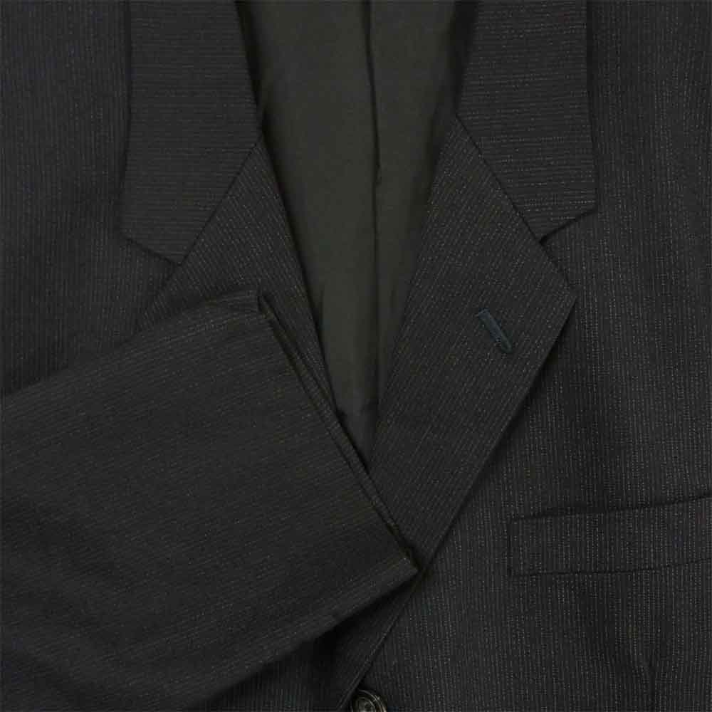 Yohji Yamamoto ヨウジヤマモト COSTUME'D HOMME コスチュームドオム セットアップ ウール 3Bジャケット パンツ スーツ ストライプ ブラック系 L【中古】