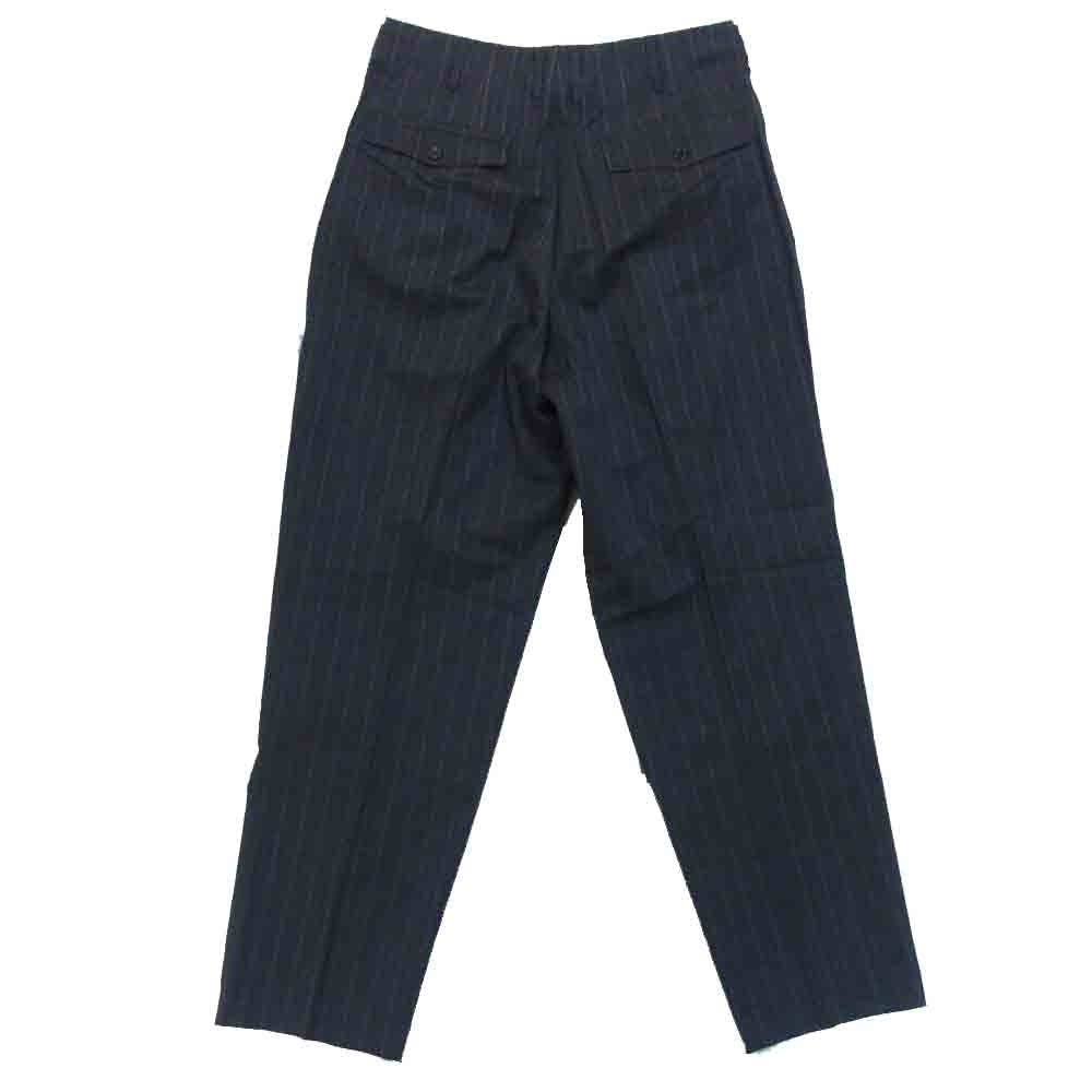 Yohji Yamamoto ヨウジヤマモト COSTUME'D HOMME コスチュームドオム セットアップ ウール 3Bジャケット パンツ スーツ グレー ストライプ ダークグレー系 3【中古】
