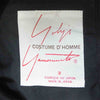 Yohji Yamamoto ヨウジヤマモト COSTUME'D HOMME コスチュームドオム セットアップ ウール 3Bジャケット パンツ スーツ グレー ストライプ ダークグレー系 3【中古】