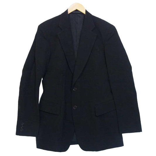 Yohji Yamamoto ヨウジヤマモト Y's for men ワイズフォーメン セットアップ ウール 2Bジャケット パンツ スーツ ブラック系 ジャケット4 パンツ3【中古】
