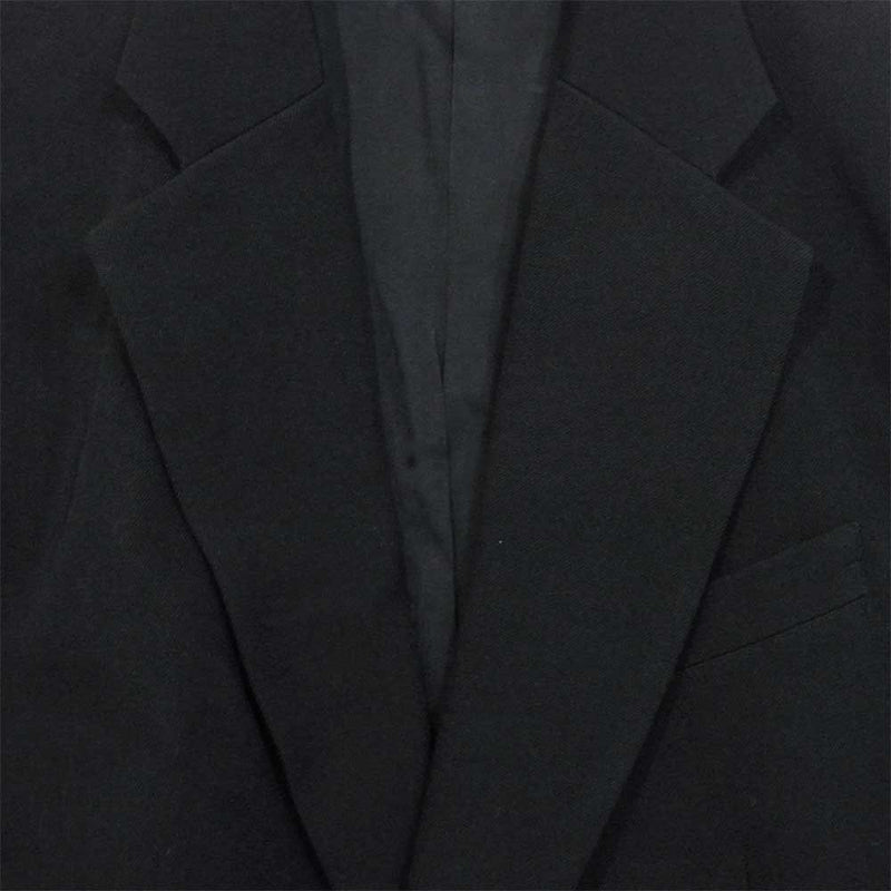 Yohji Yamamoto ヨウジヤマモト Y's for men ワイズフォーメン セットアップ ウール 2Bジャケット パンツ スーツ ブラック系 ジャケット4 パンツ3【中古】