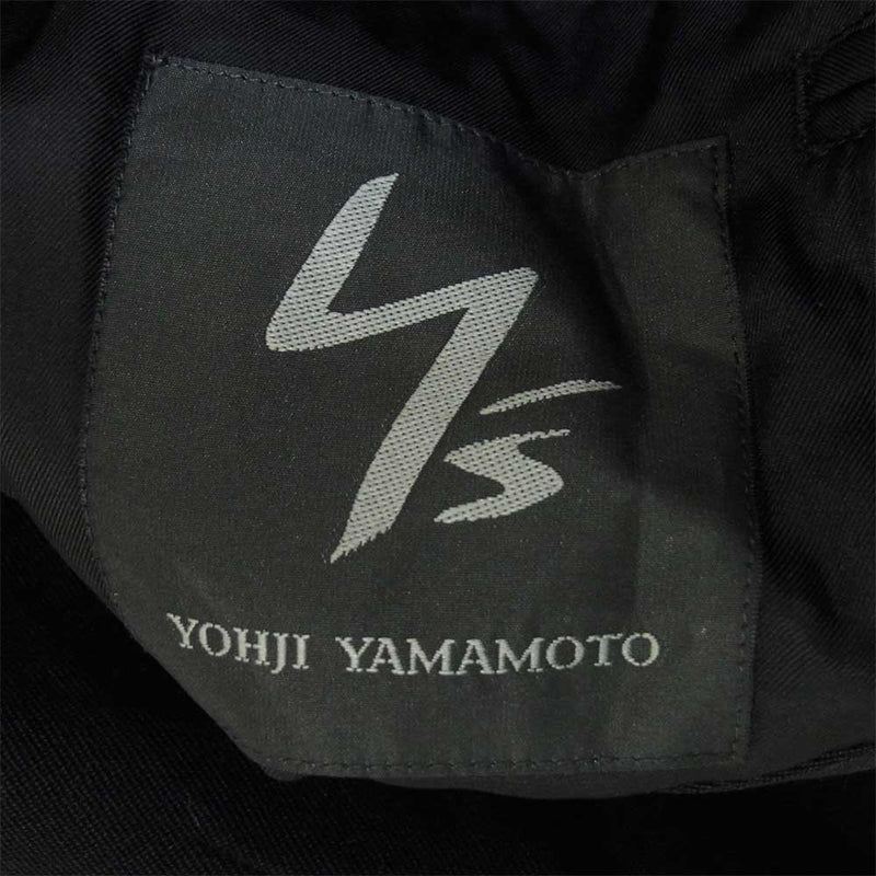 Yohji Yamamoto ヨウジヤマモト Y's for men ワイズフォーメン セットアップ ウール 2Bジャケット パンツ スーツ ブラック系 ジャケット4 パンツ3【中古】