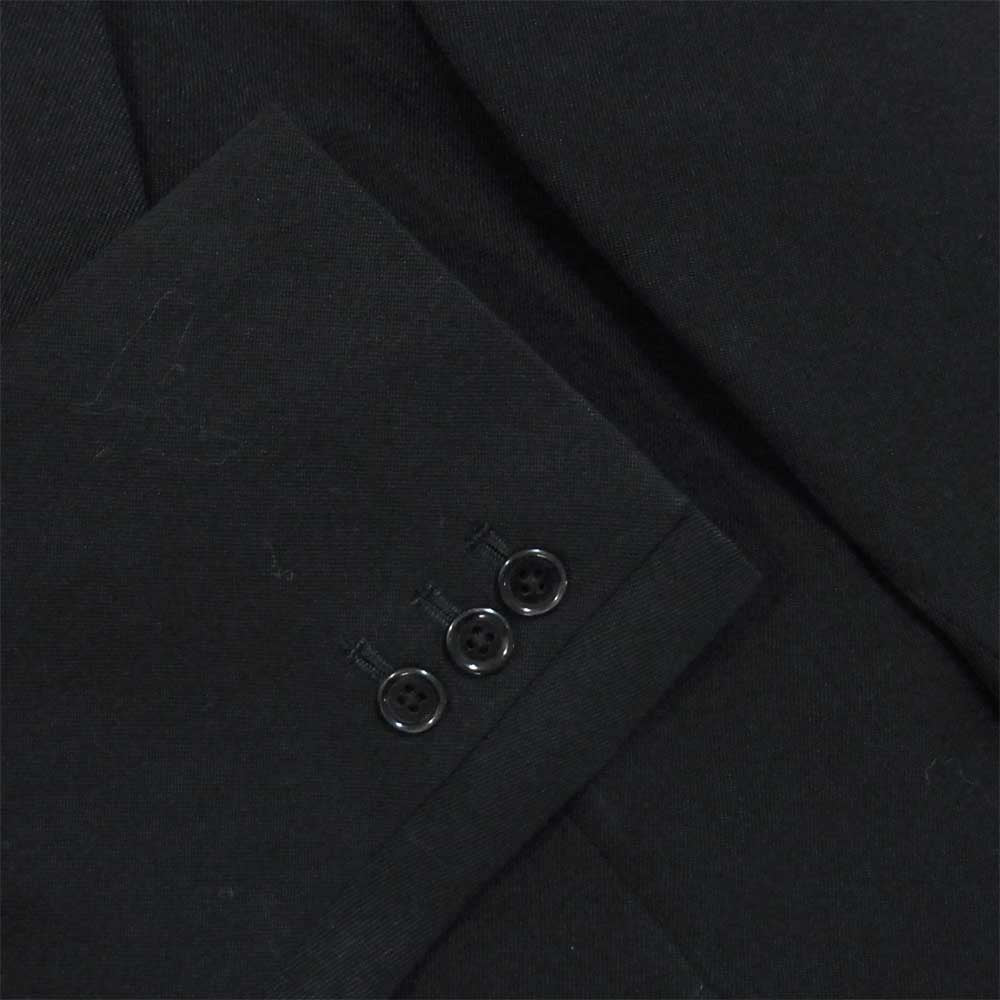 Yohji Yamamoto ヨウジヤマモト Y's for men ワイズフォーメン セットアップ ウール 2Bジャケット パンツ スーツ ブラック系 ジャケット4 パンツ3【中古】