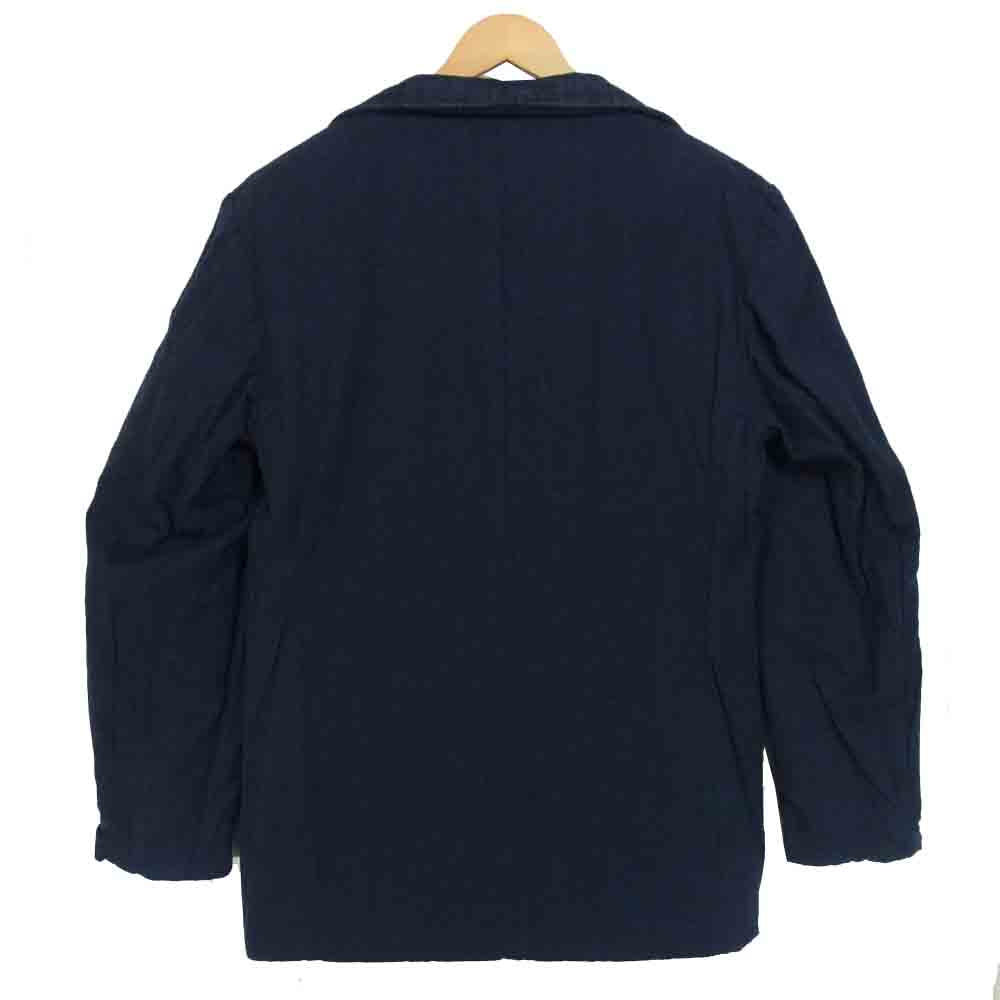 Yohji Yamamoto ヨウジヤマモト POUR HOMME プールオム J58-866-5-3 牡丹プリント リバーシブル デニム テーラードジャケット ダークネイビー系 3【中古】
