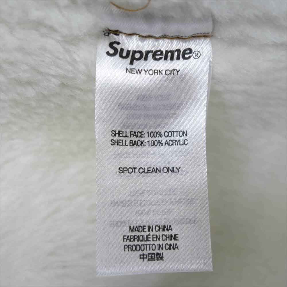 Supreme シュプリーム 21AW Faux Shearling Hooded Jacket フーデッド ジャケット ライトブラウン系 XL【新古品】【未使用】【中古】
