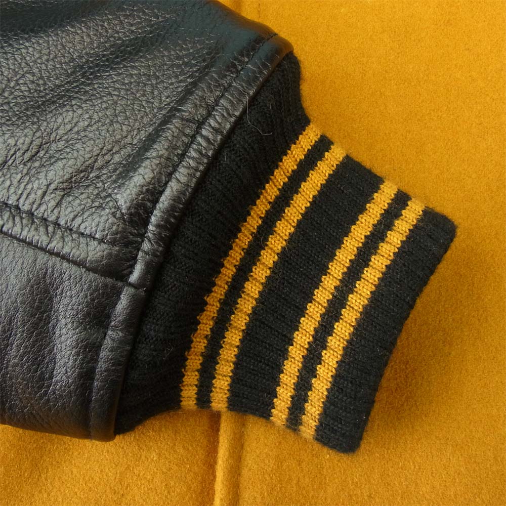 NEIGHBORHOOD ネイバーフッド 21AW 212SZNH-JKM03 CLUB / WCL-JKT 襟付き 刺繍 スタジアム ジャケット スタジャン ブラック系 M【新古品】【未使用】【中古】