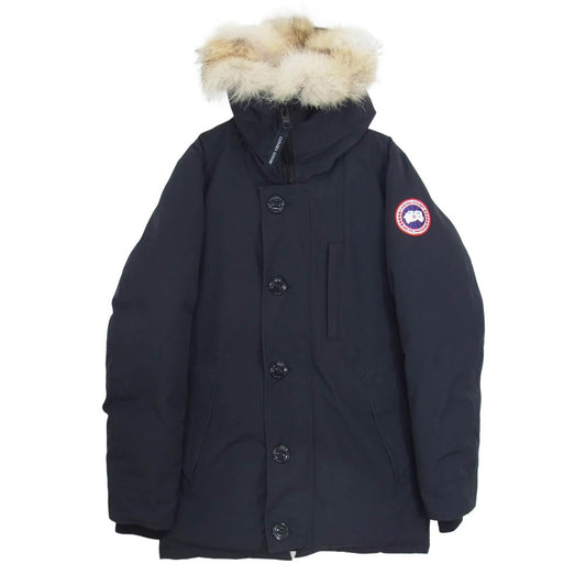 CANADA GOOSE カナダグース 3438JM 国内正規品 グリフィンタグ JASPER PARKA ジャスパー パーカ ダウン ジャケット ネイビー系 XS【中古】