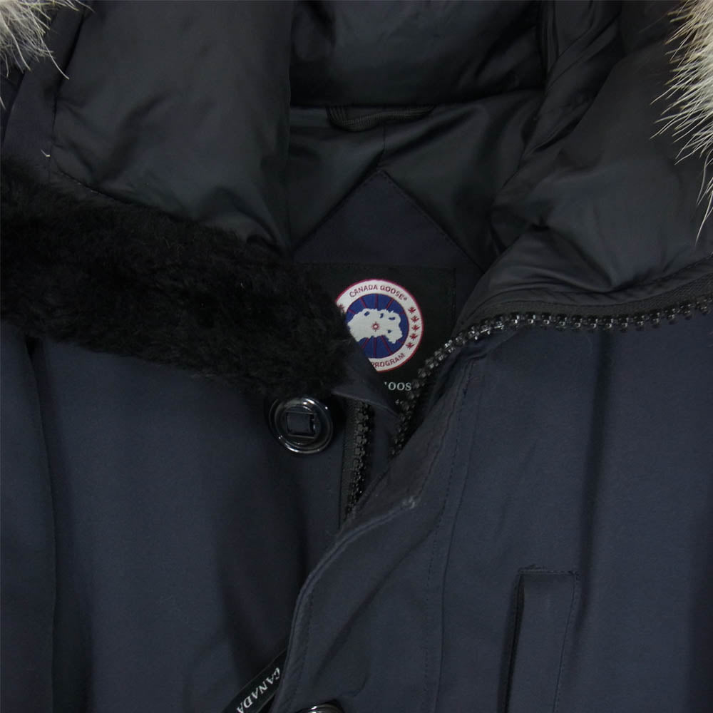 CANADA GOOSE カナダグース 3438JM 国内正規品 グリフィンタグ JASPER PARKA ジャスパー パーカ ダウン ジャケット ネイビー系 XS【中古】