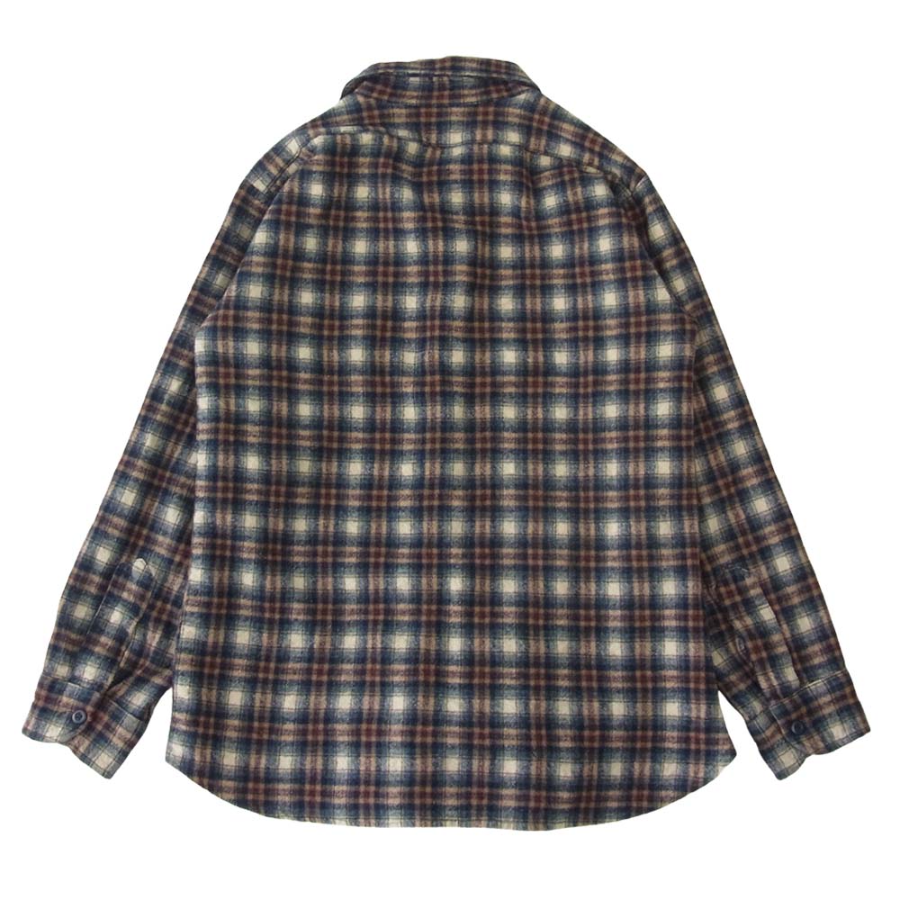 PENDLETON ペンドルトン 70s ウール チェック シャツ  マルチカラー系 XL【中古】