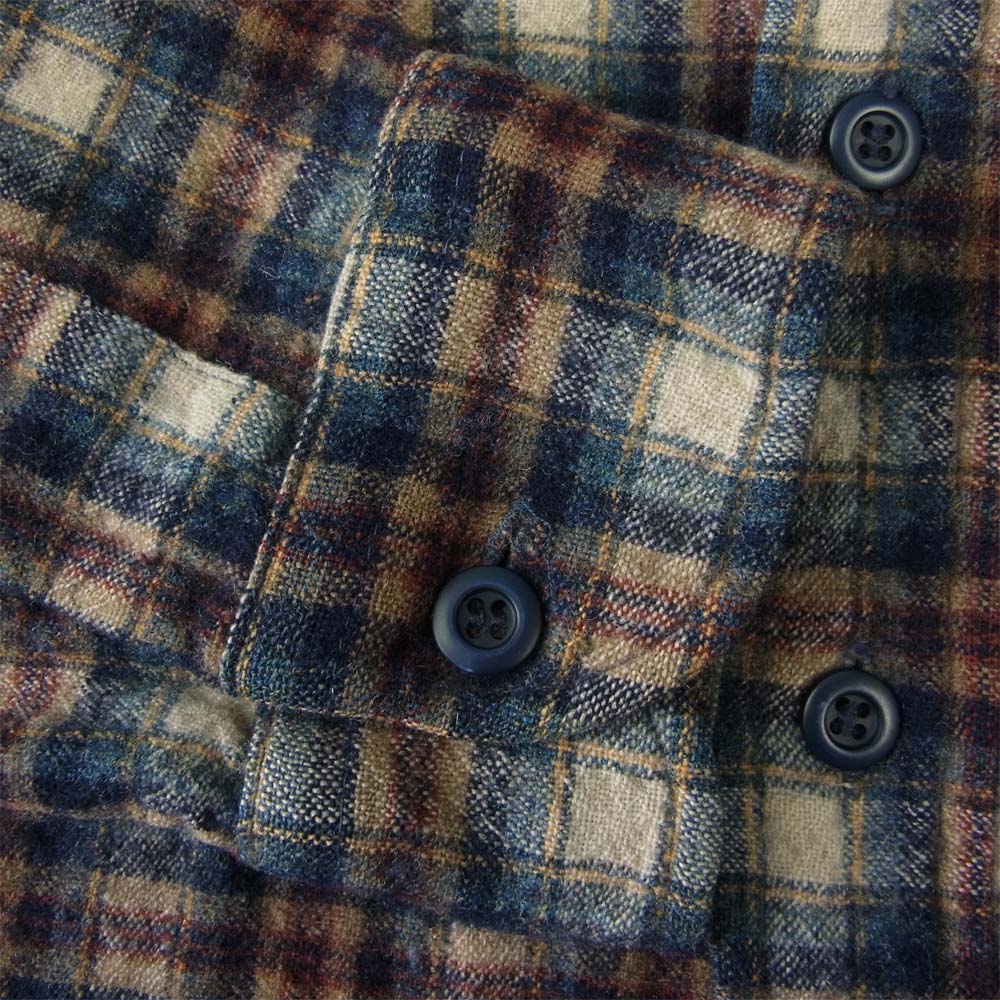 PENDLETON ペンドルトン 70s ウール チェック シャツ  マルチカラー系 XL【中古】
