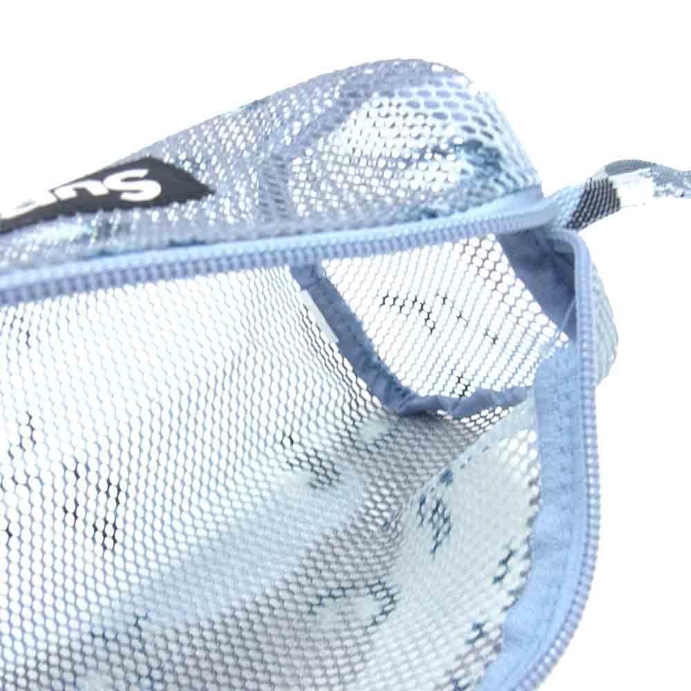 Supreme シュプリーム 20SS  納品書付属 Utility Pouch ユーティリティ ポーチ メッシュ  Blue Camo 【新古品】【未使用】【中古】