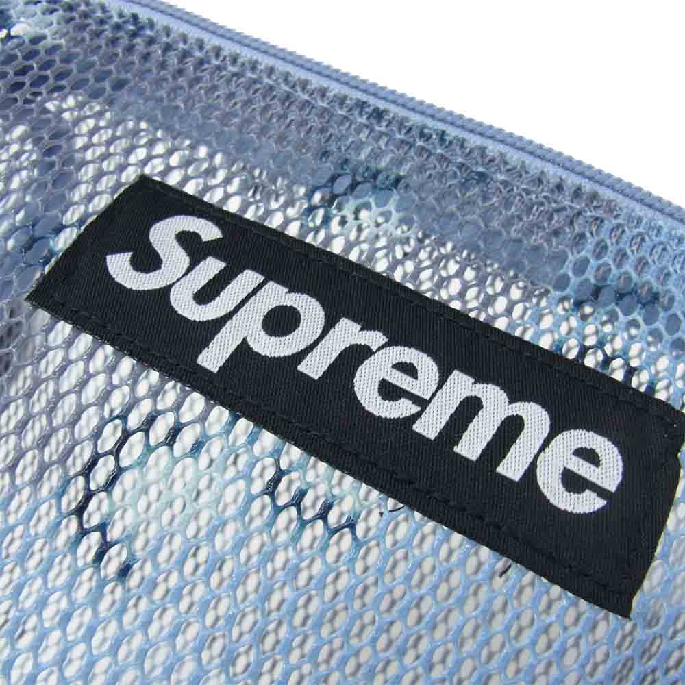 Supreme シュプリーム 20SS  納品書付属 Utility Pouch ユーティリティ ポーチ メッシュ  Blue Camo 【新古品】【未使用】【中古】