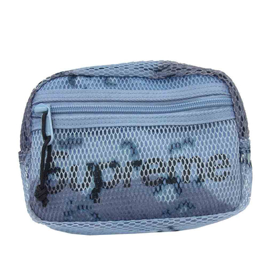 Supreme シュプリーム 20SS Small Shoulder Bag スモール ショルダーバッグ メッシュ  ライトブルー系【新古品】【未使用】【中古】