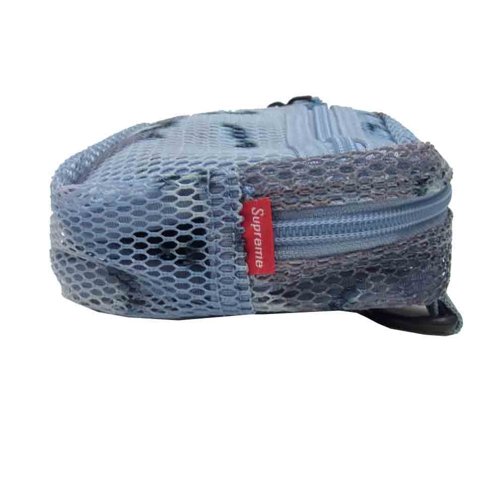 Supreme シュプリーム 20SS Small Shoulder Bag スモール ショルダーバッグ メッシュ  ライトブルー系【新古品】【未使用】【中古】
