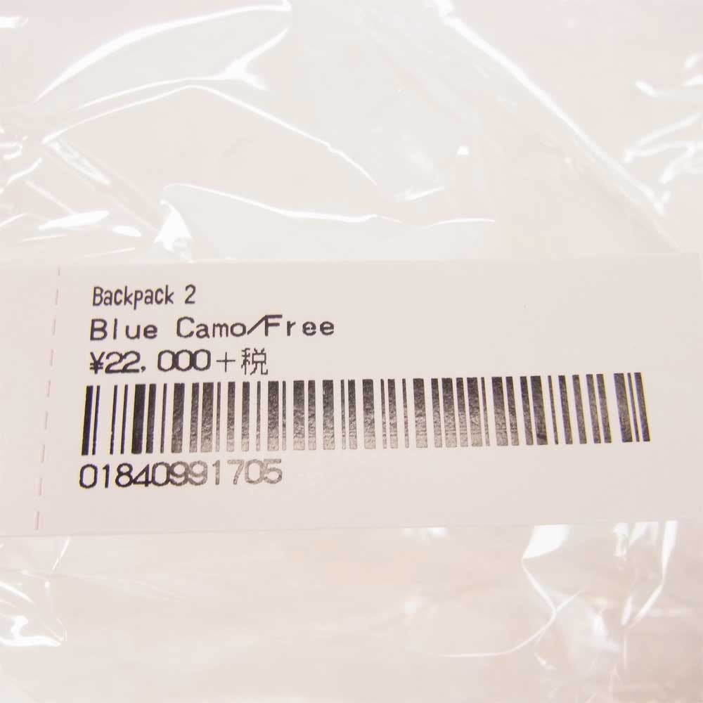 Supreme シュプリーム 20SS  納品書付属 Backpack Blue Chocolate Chip Camo ライトブルー系【新古品】【未使用】【中古】