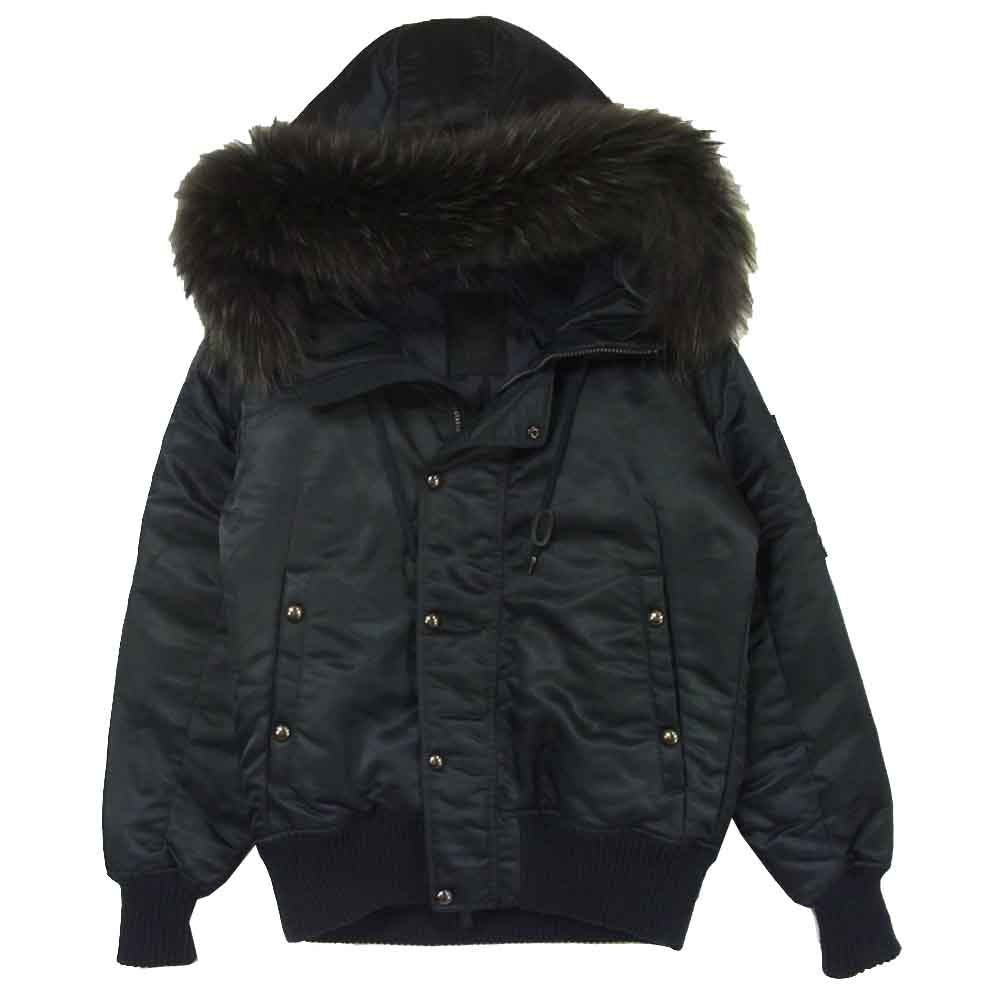 TATRAS タトラス MTA18A4349 PERUGIA N-2Bモデル フライトジャケット ナイロン ダウンジャケット ダークネイビー系 01【中古】