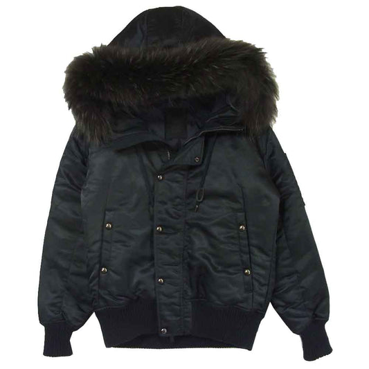 TATRAS タトラス MTA18A4349 PERUGIA N-2Bモデル フライトジャケット ナイロン ダウンジャケット ダークネイビー系 01【中古】