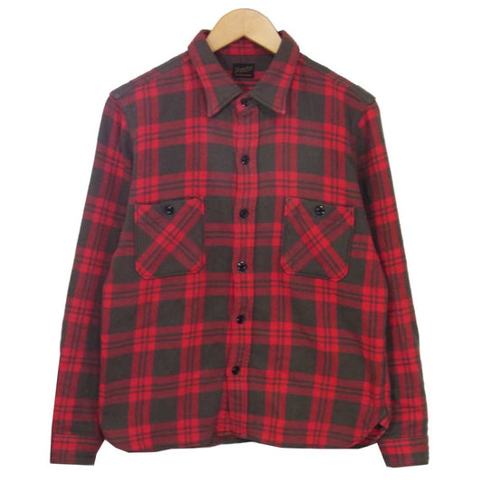 TENDERLOIN テンダーロイン T-HEAVY FLANNEL ヘビー フランネル チェックシャツ レッド系 S【中古】