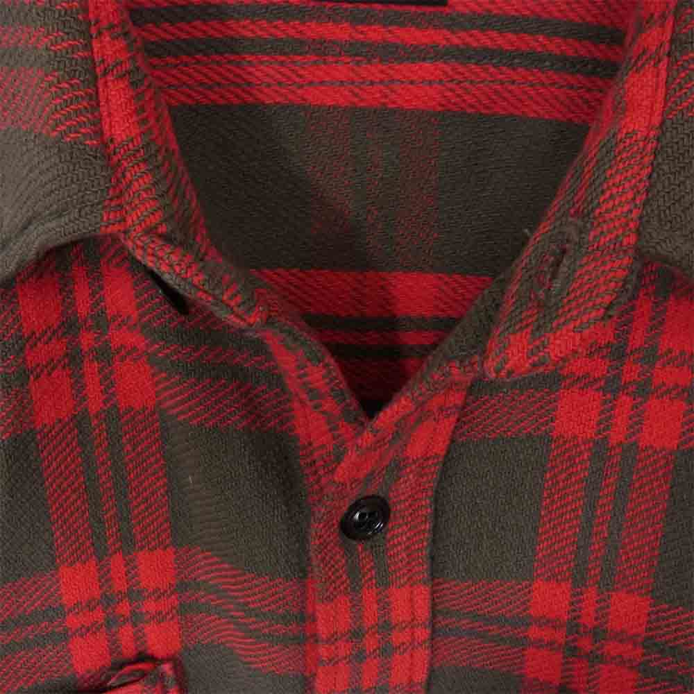 TENDERLOIN テンダーロイン T-HEAVY FLANNEL ヘビー フランネル チェックシャツ レッド系 S【中古】