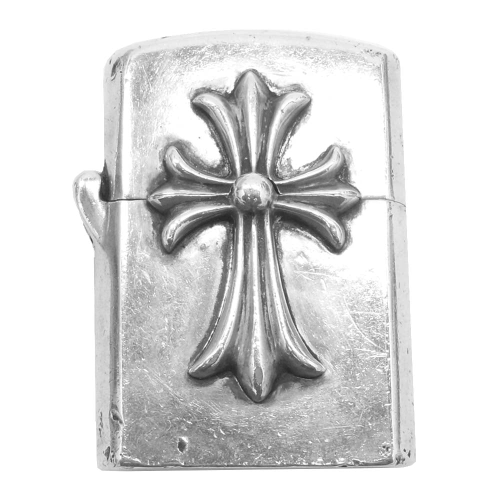 CHROME HEARTS クロムハーツ（原本無） LIGHTERZ-V1 V1 スモール CHクロス ジッポ ライター シルバー系【中古】
