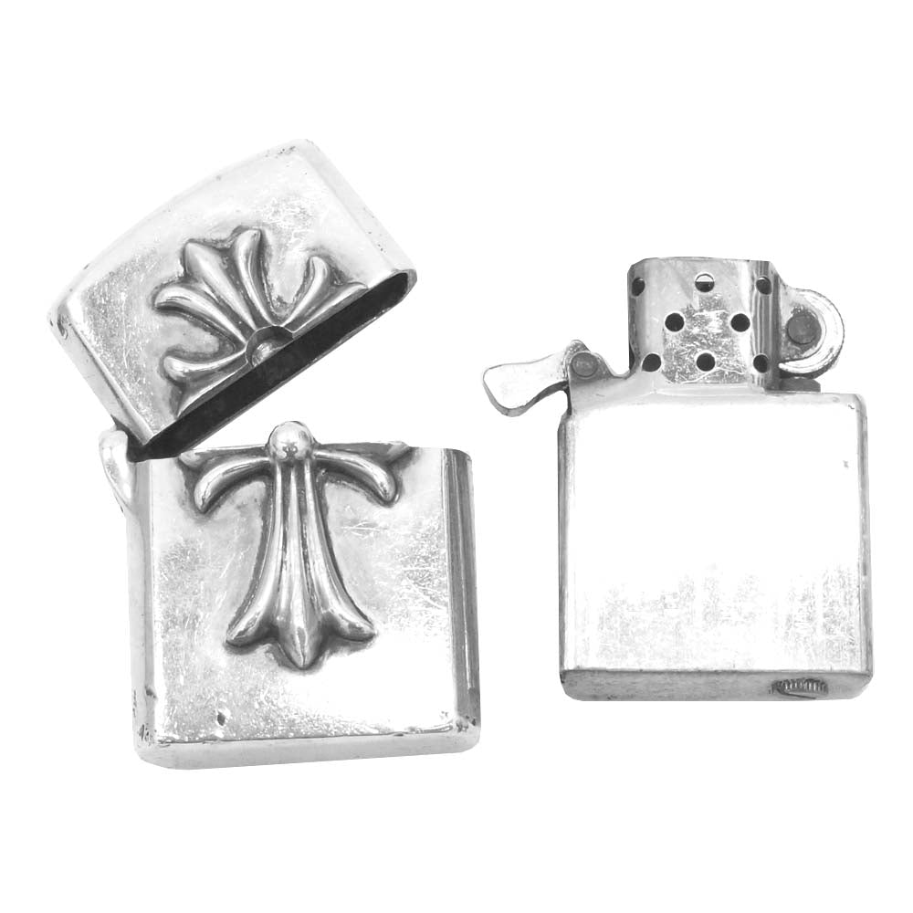 CHROME HEARTS クロムハーツ（原本無） LIGHTERZ-V1 V1 スモール CHクロス ジッポ ライター シルバー系【中古】