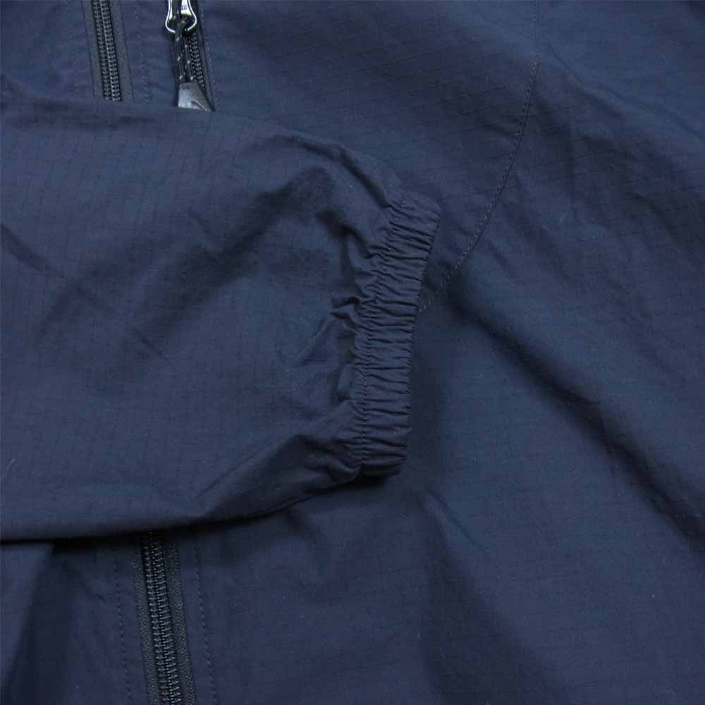 アンスラックス SQUEEZED DESIGN スクイーズドデザイン コーデュラナイロン ウィンドシャツ ジャケット ネイビー系 L【中古】