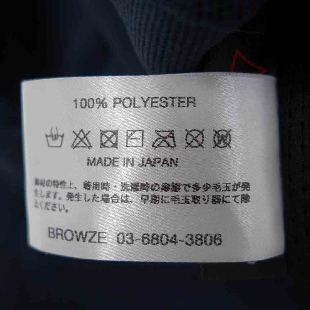 エンノイ THE ENNOY PROFESSIONAL ロゴ刺繍 ジップ フリース