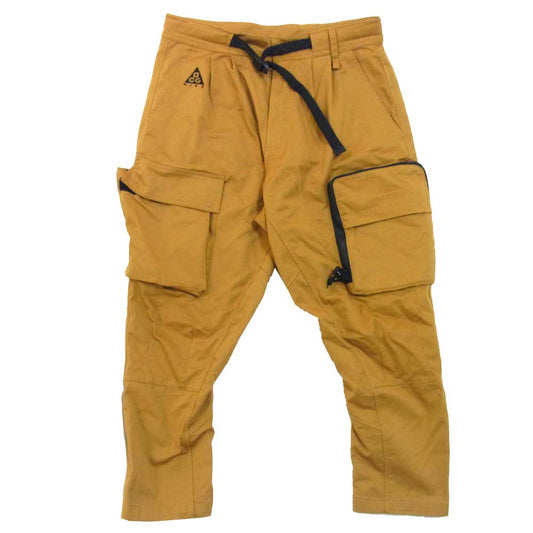NIKE ナイキ 19aw CD7647-790 ACG WOVEN CARGO PANTS カーゴパンツ ライトブラウン系 M【美品】【中古】