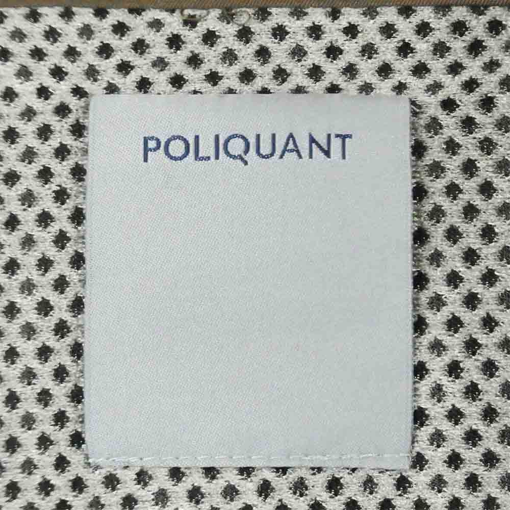 ポリクアント 1902015 ポリエステル ジャケット 日本製 グレイッシュブラウン系 1-2【中古】