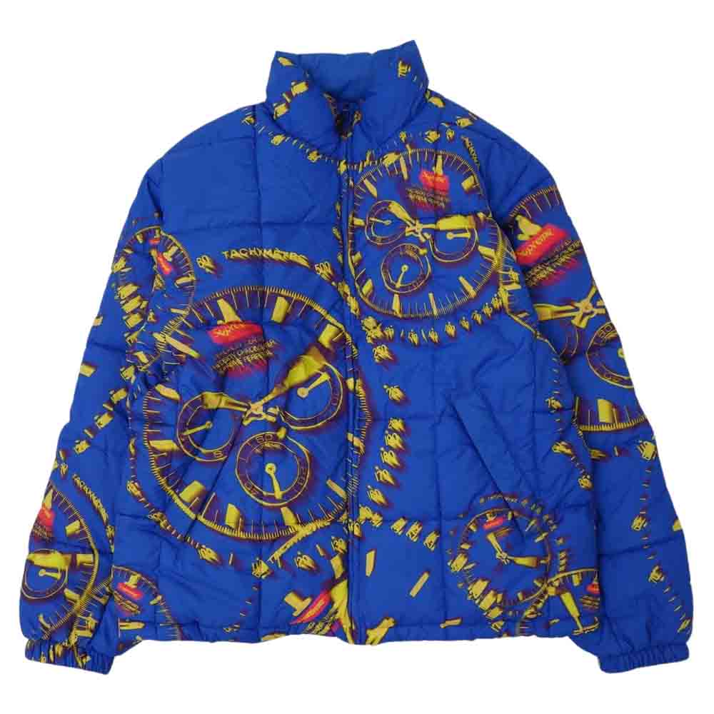 Supreme シュプリーム 20AW Watches Reversible Puffy Jacket ウォッチ リバーシブル パフィー ジャケット ブルー系 M【極上美品】【中古】