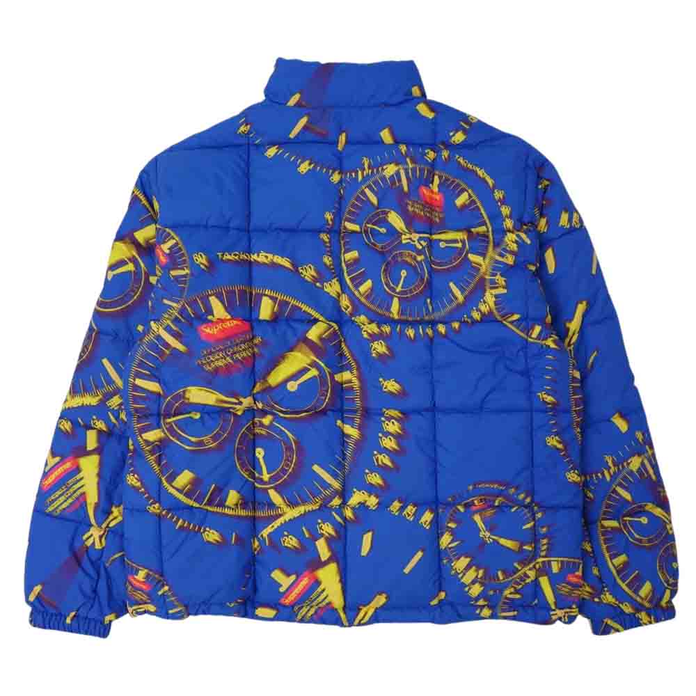 Supreme シュプリーム 20AW Watches Reversible Puffy Jacket ウォッチ リバーシブル パフィー ジャケット ブルー系 M【極上美品】【中古】
