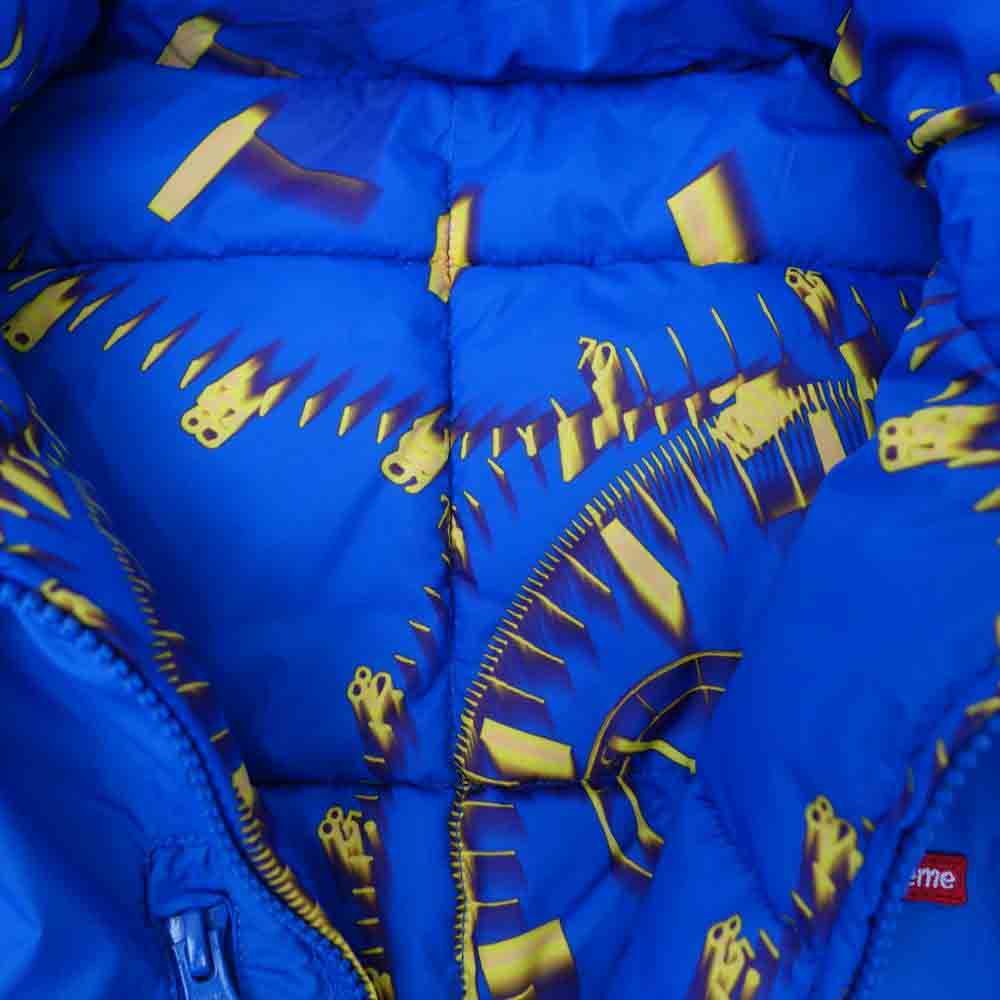 Supreme シュプリーム 20AW Watches Reversible Puffy Jacket ウォッチ リバーシブル パフィー ジャケット ブルー系 M【極上美品】【中古】