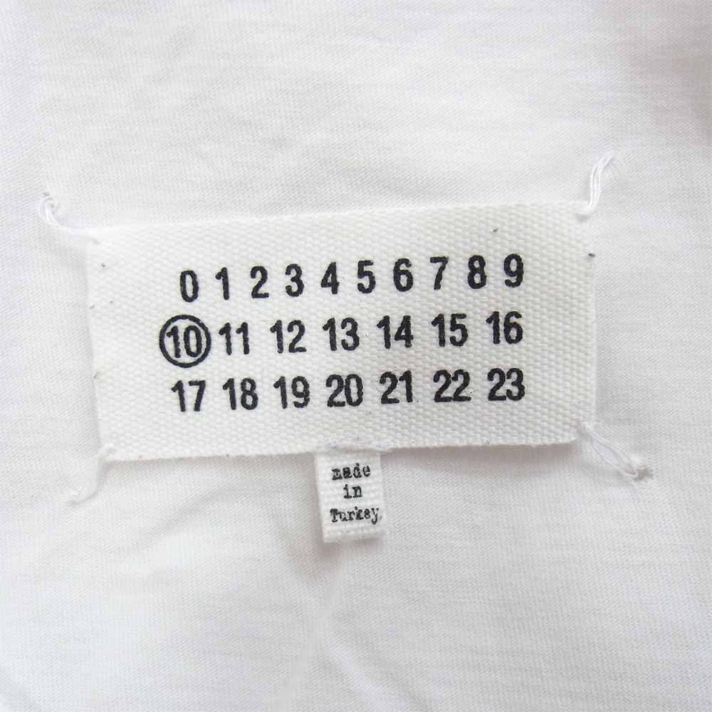 MAISON MARGIELA メゾンマルジェラ 10 Vネック インナー カットソー ホワイト系 48【中古】