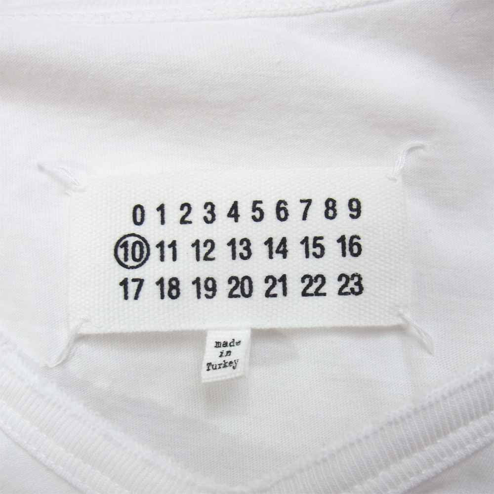 MAISON MARGIELA メゾンマルジェラ 10 Vネック インナー カットソー ホワイト系 48【中古】