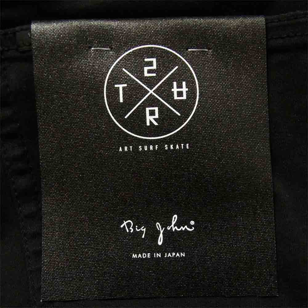 サート MXSR01M × BIG JOHN ビッグジョン TAPERED SLIM JOGGER ジョガー パンツ ブラック系 L【新古品】【未使用】【中古】