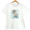 CELINE セリーヌ 2X309812I 国内正規品 TEE SHIRT CLASSIQUE プリント Tシャツ ホワイト系 XL【中古】