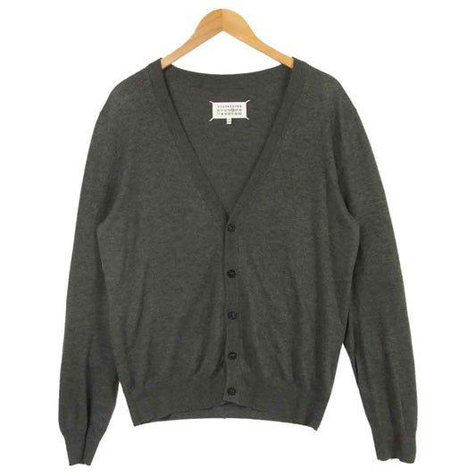 MAISON MARGIELA メゾンマルジェラ S50HA0961 S17364 エルボー パッチ カーディガン ルーマニア製 グレー系 M【中古】